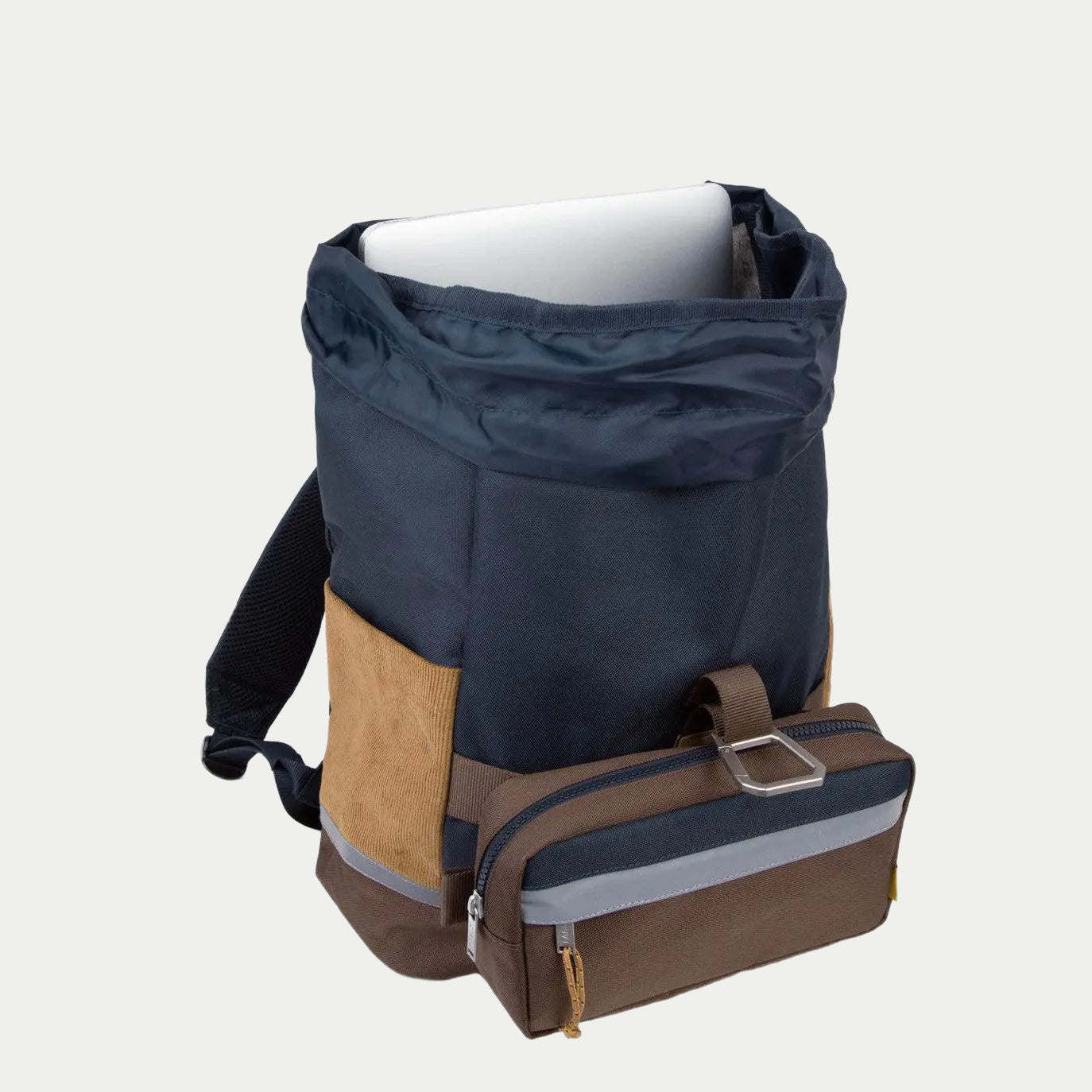 Sac à Dos Level Up Marine et Camel - Faguo - détail 5