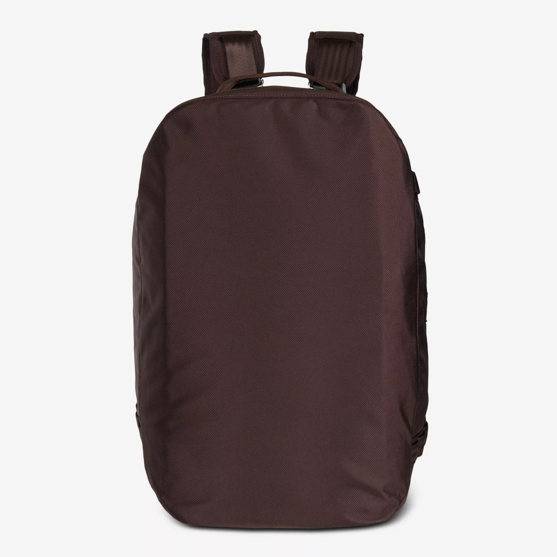Petit sac de voyage Richmond brun bordeaux Carhartt WIP converti en sac à dos, vue arrière debout