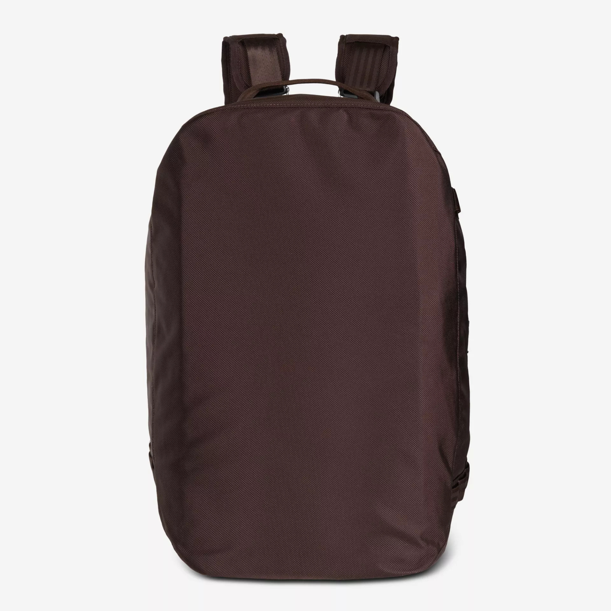 Petit sac de voyage Richmond brun bordeaux Carhartt WIP converti en sac à dos, vue arrière debout