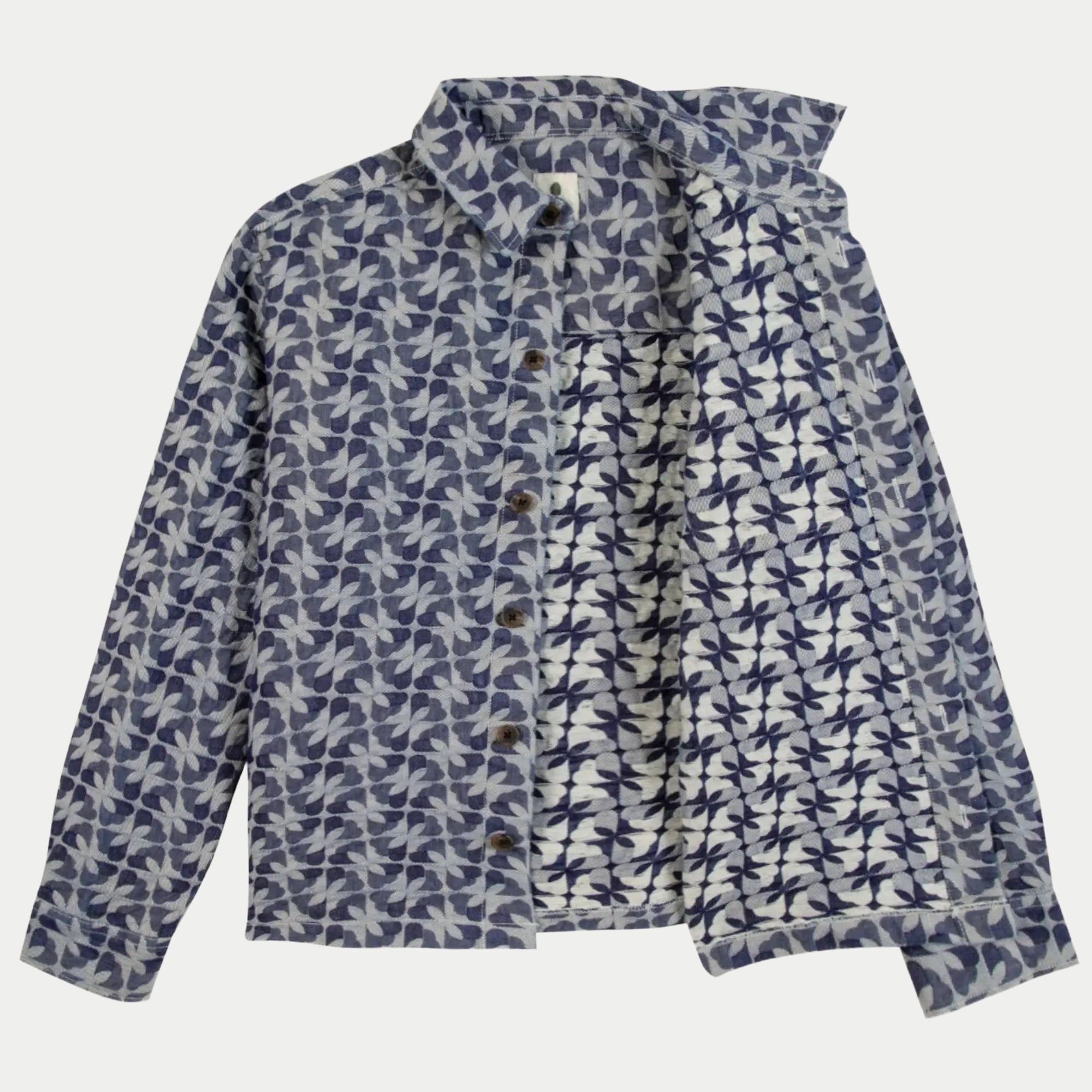 Surchemise Gastine - Denim - Faguo - détail 4