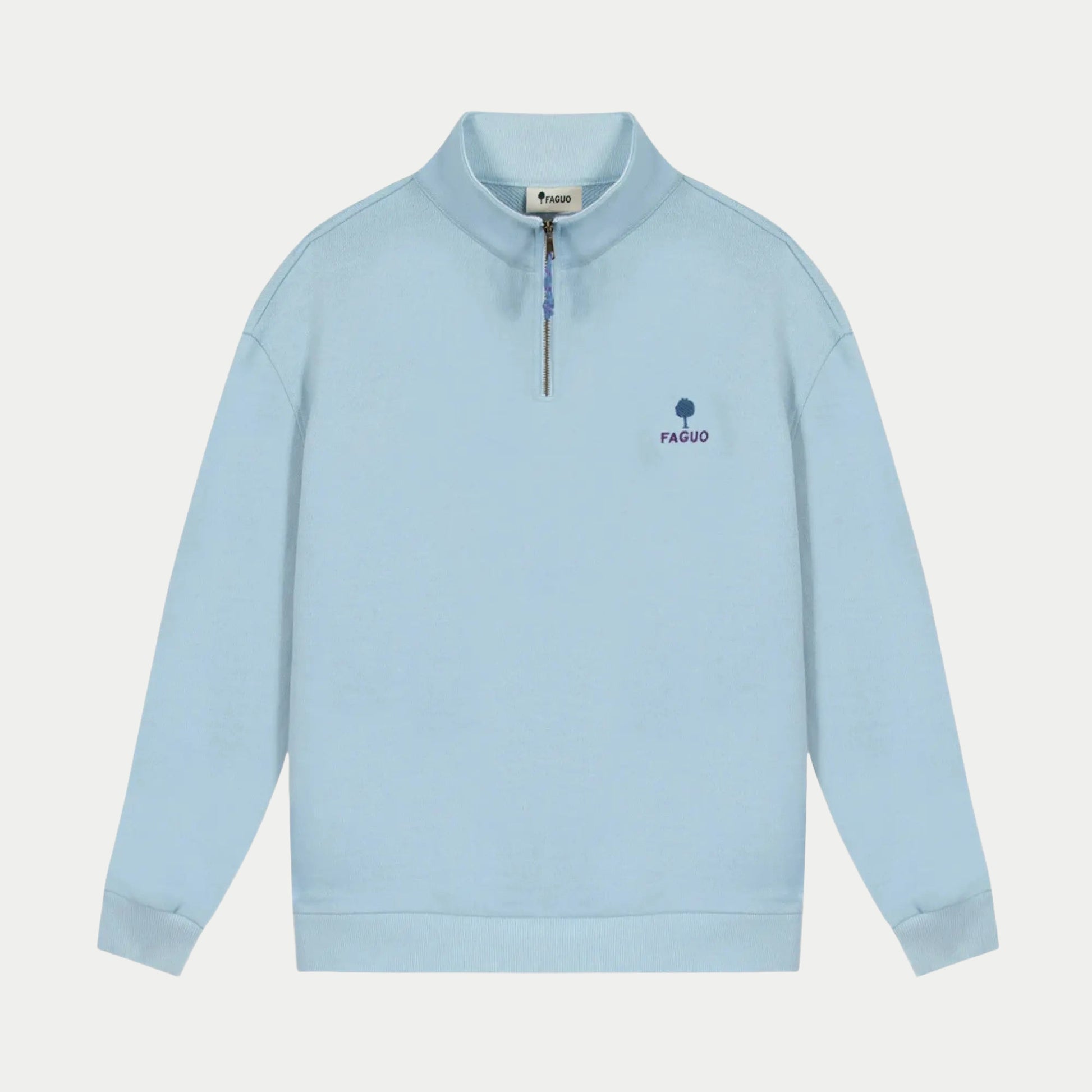 Sweat Amboise Bleu Ciel - Faguo