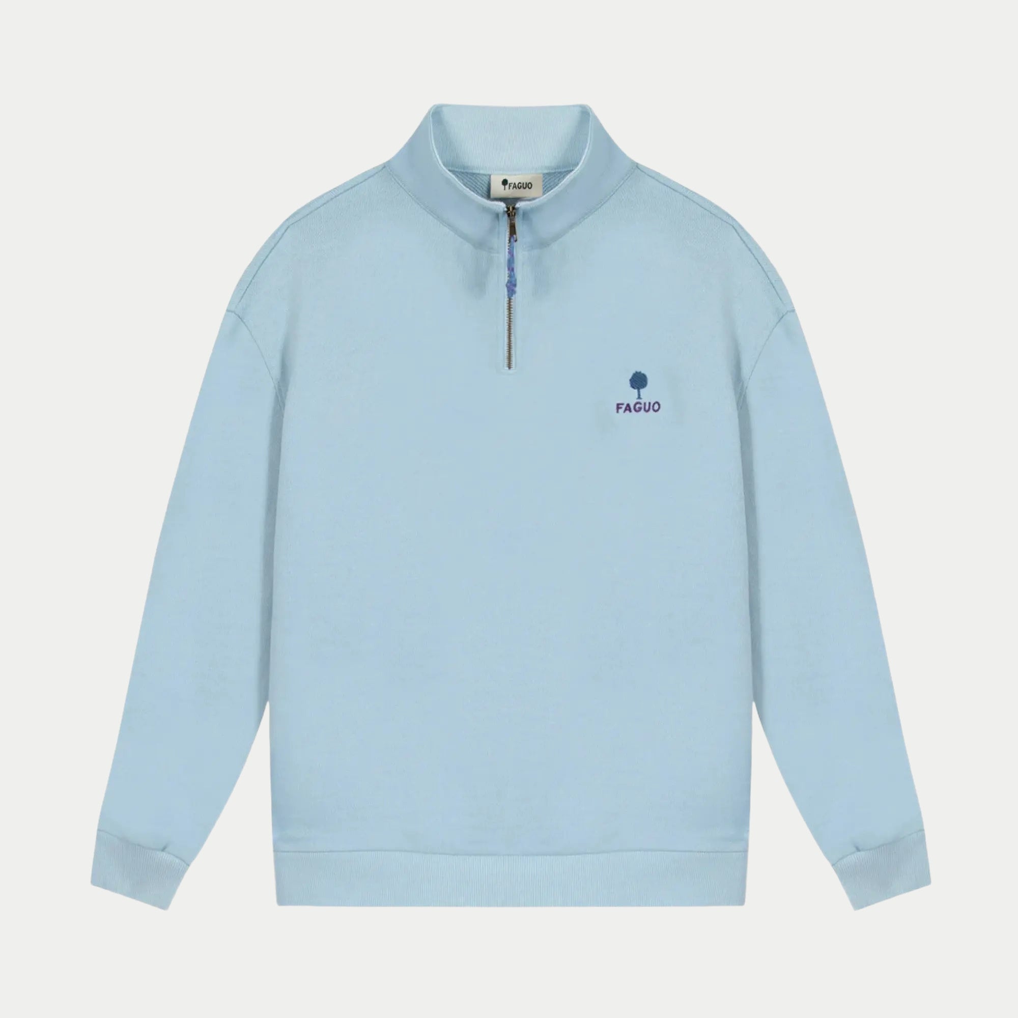 Sweat Amboise Bleu Ciel - Faguo