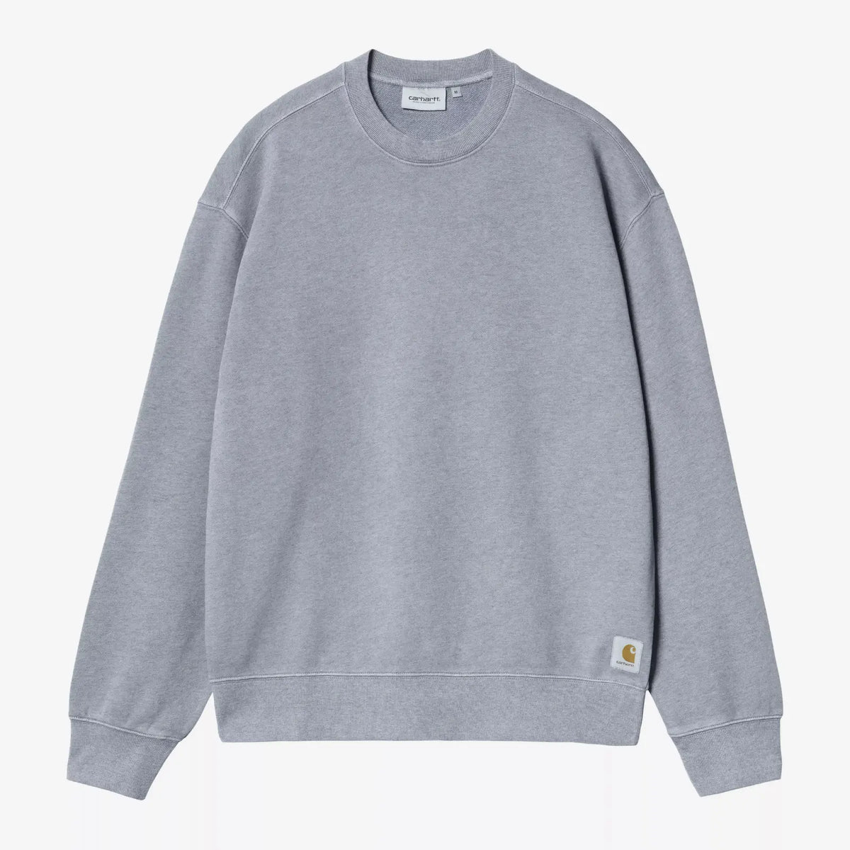 Sweat Caspian Carhartt WIP Shade Blue jersey coton épais teint en pièce - vue avant