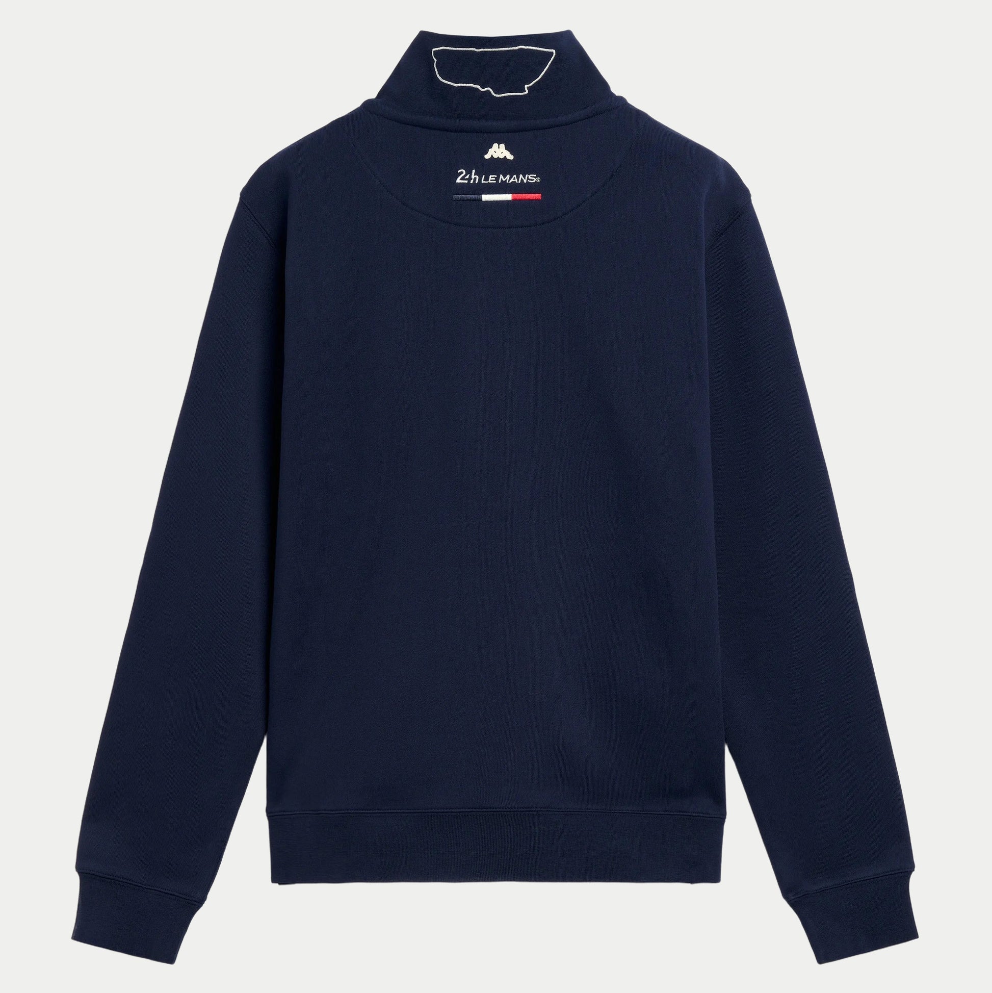 Veste Kappa Louda 24H Le Mans bleu — détail logos contrastés