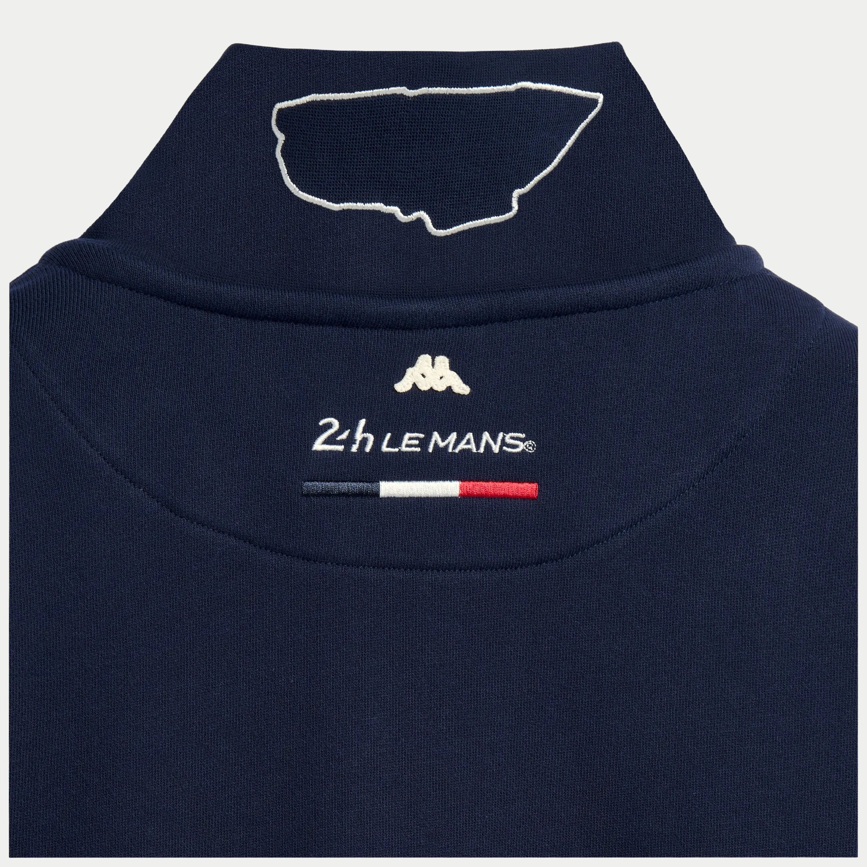 Veste Kappa Louda 24H Le Mans bleu — détail marquage Le Mans