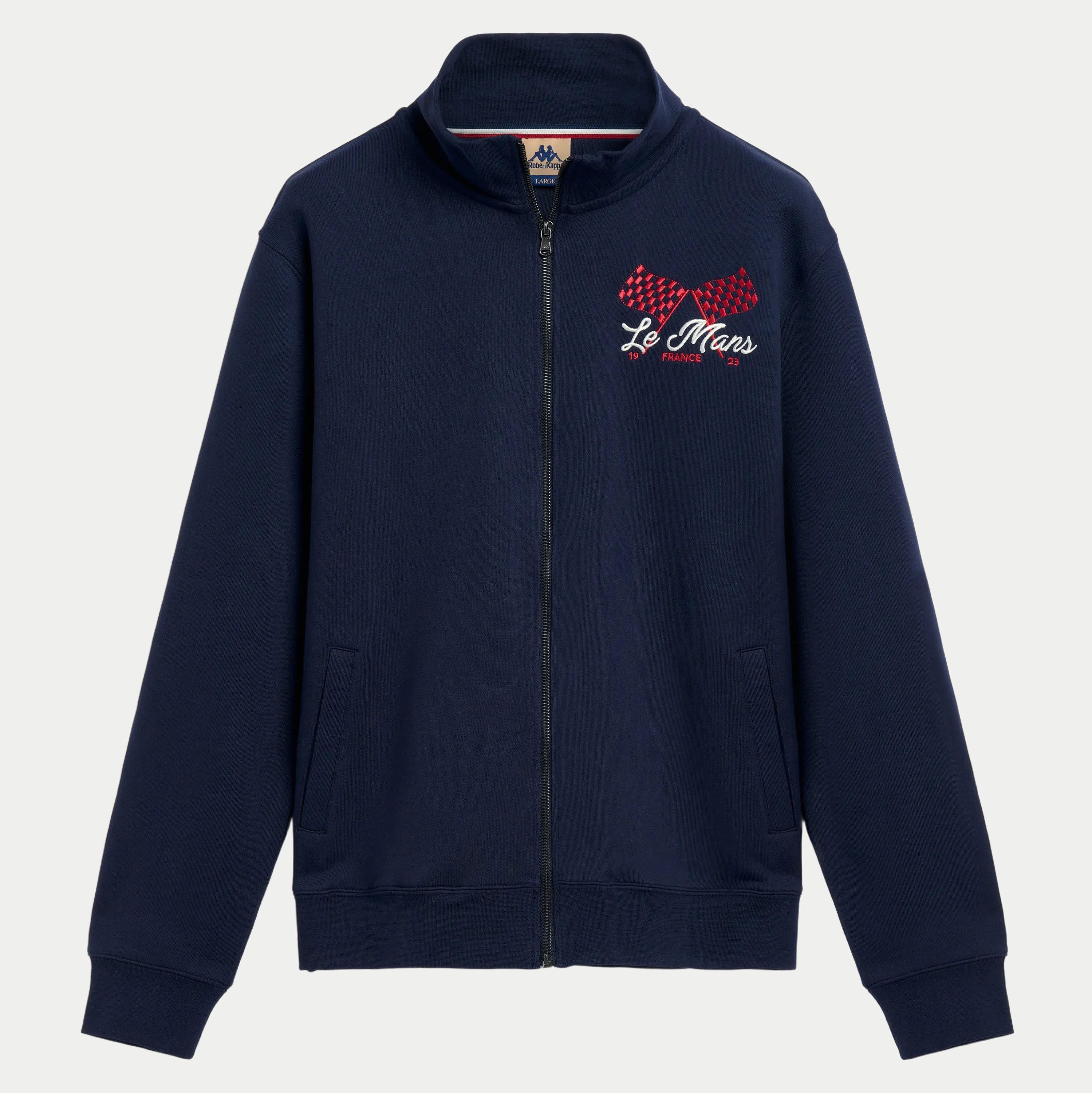 Veste Kappa Louda 24H Le Mans bleu — vue de dos