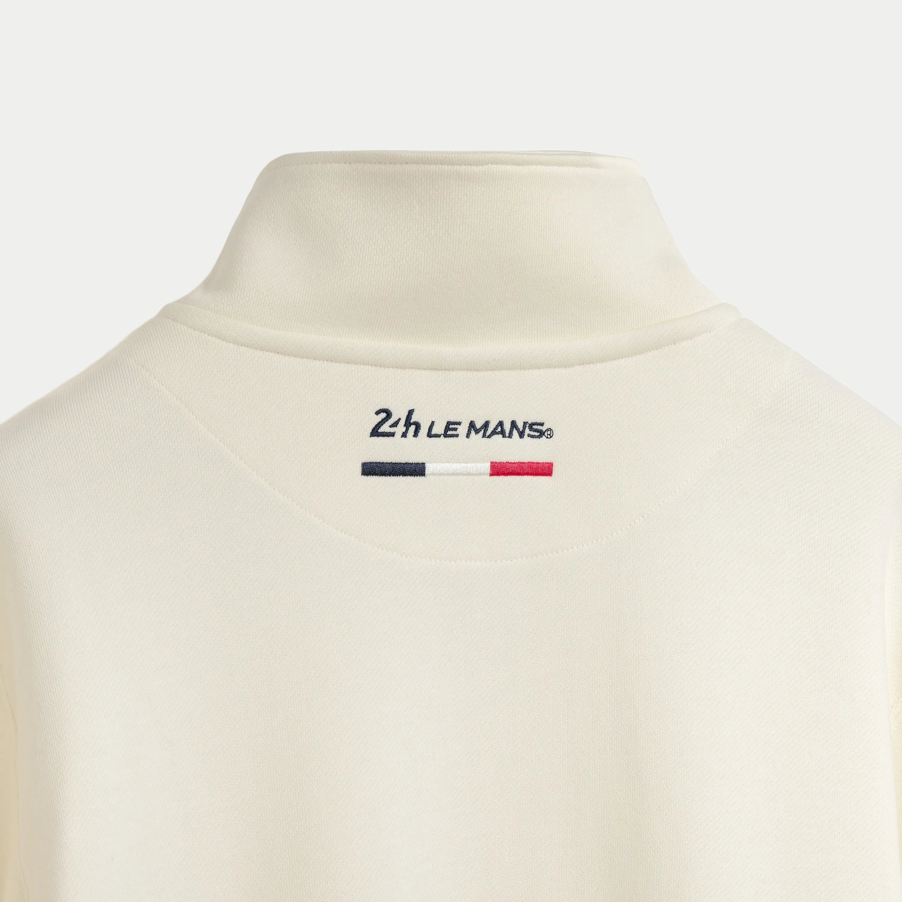 Sweat Kappa Mosso 24H Le Mans beige — vue rapprochée col