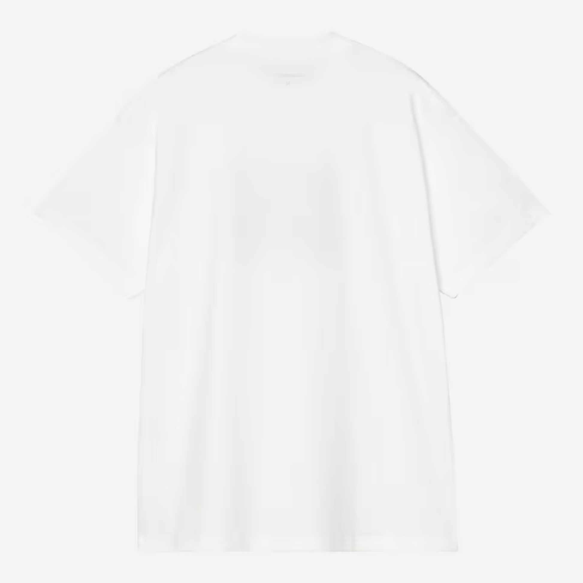 Dos à plat du T-shirt Animated Ducks blanc Carhartt WIP, jersey de coton uni sans motif