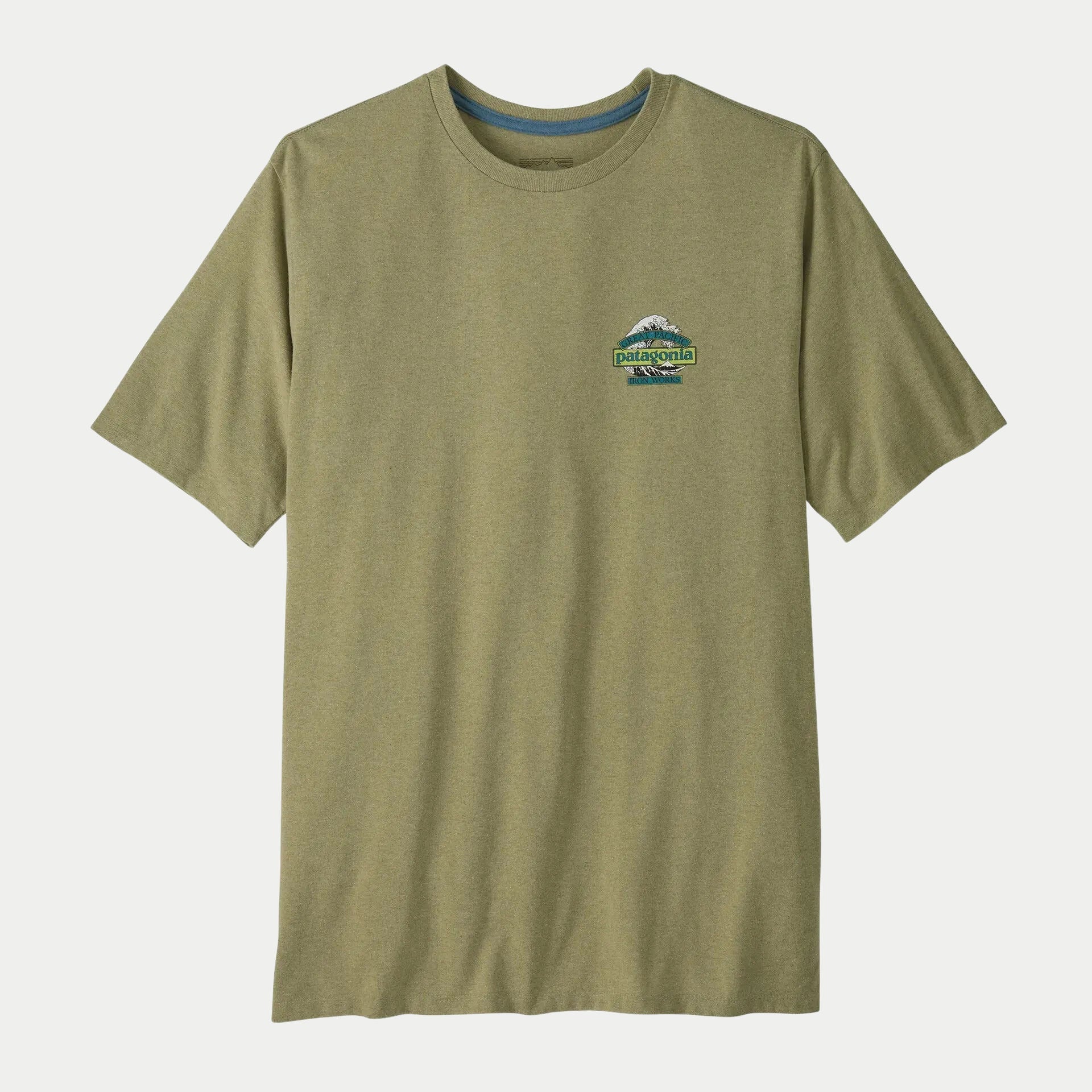 T-shirt Great Waves - Gumtree Green