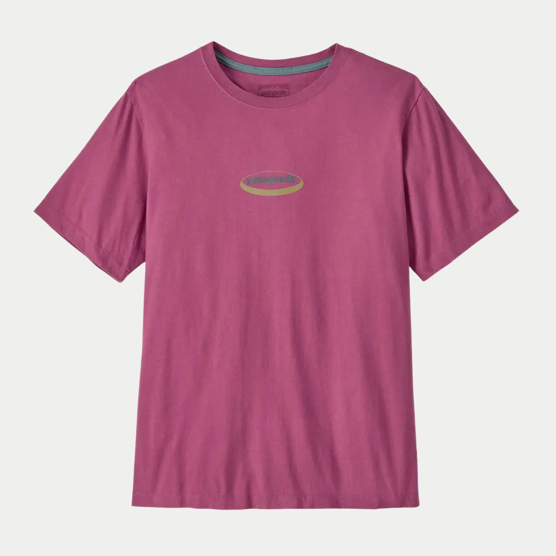 T-shirt Oval Logo - Faded Magenta - Patagonia