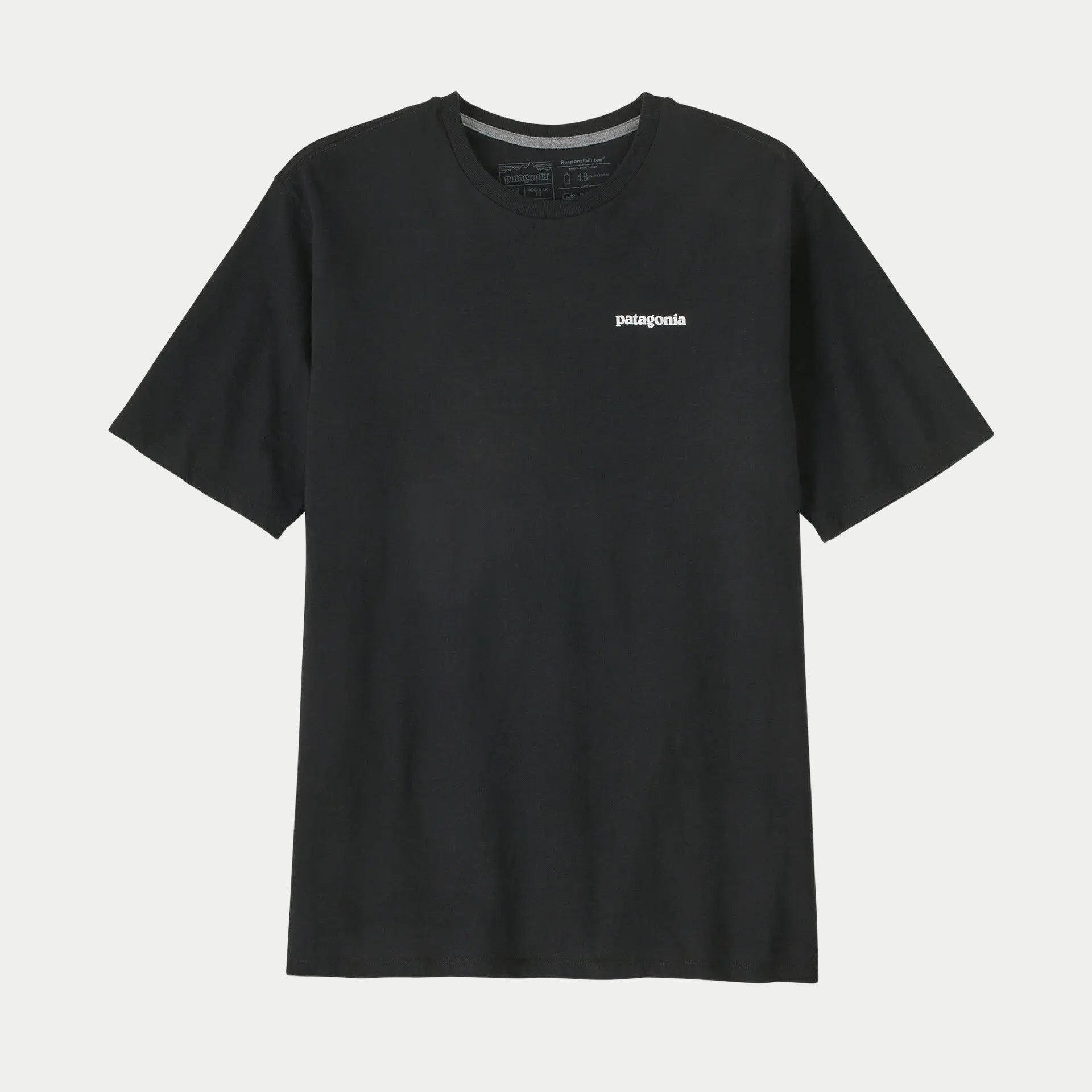 T-shirt Responsibili-tee - Noir - Patagonia - détail 2