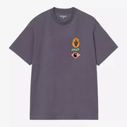 T-shirt Stacked Grapes Carhartt WIP Shady Purple coton bio - imprimé graphique devant