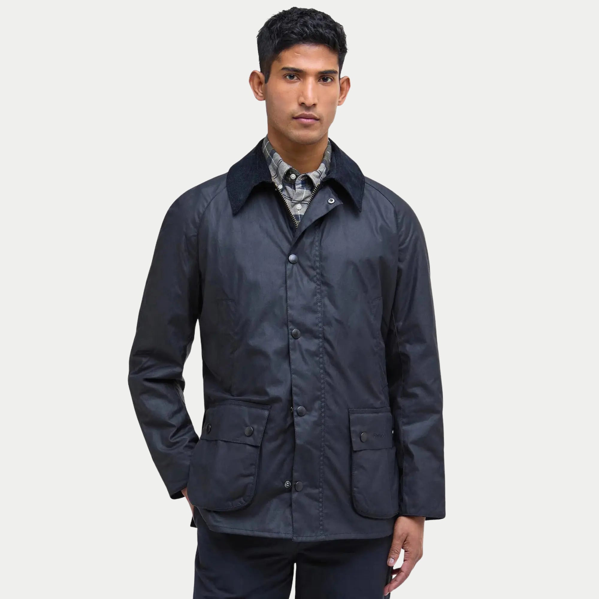 Veste Ashby - Navy - Barbour - détail 2