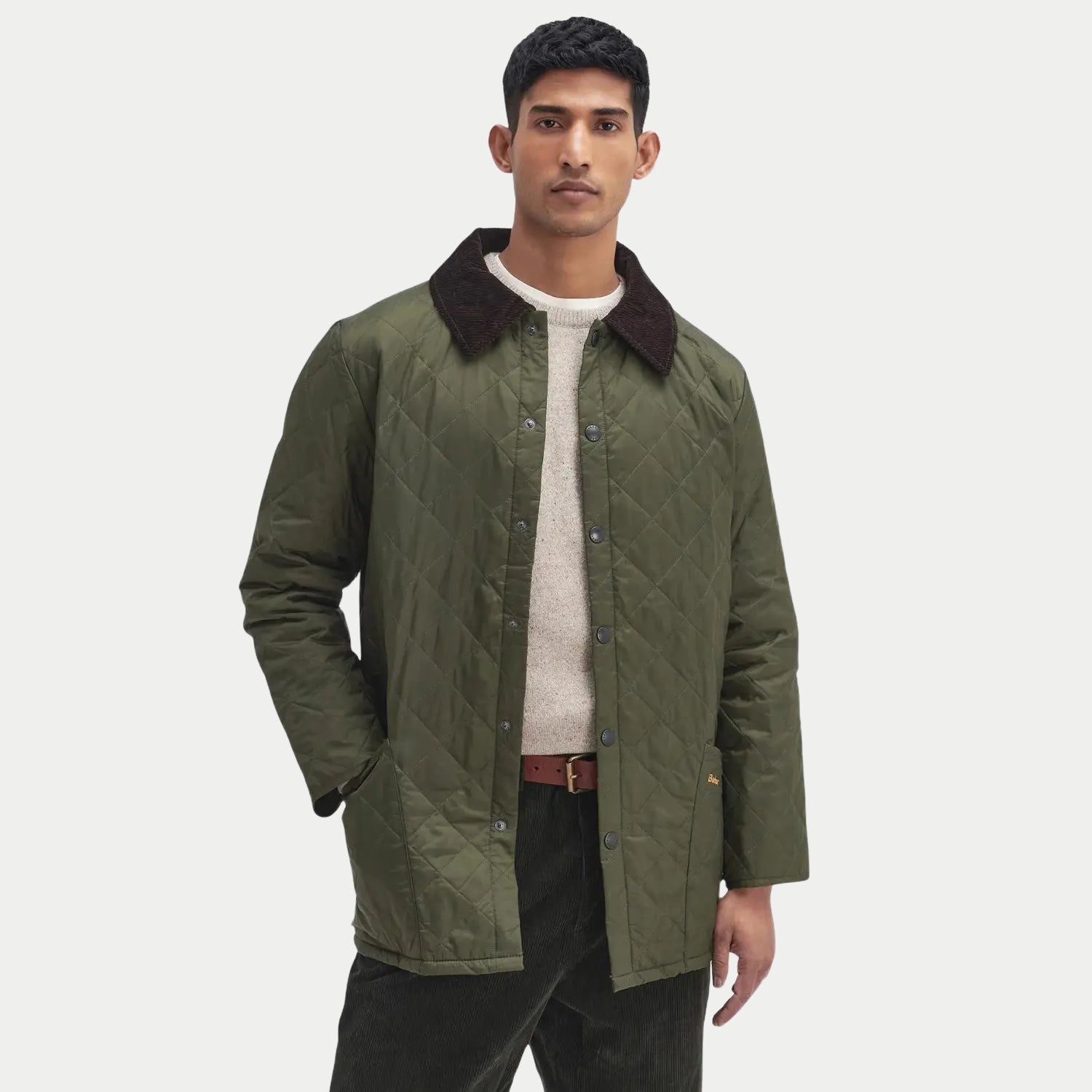 Veste Matelassée Heritage Liddesdale Olive - Barbour - détail 2