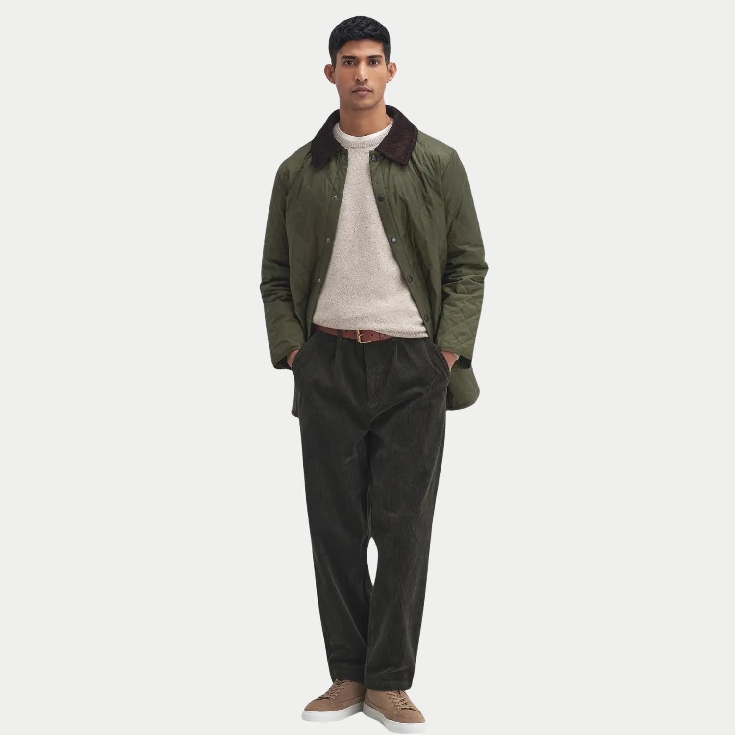 Veste Matelassée Heritage Liddesdale Olive - Barbour - détail 3