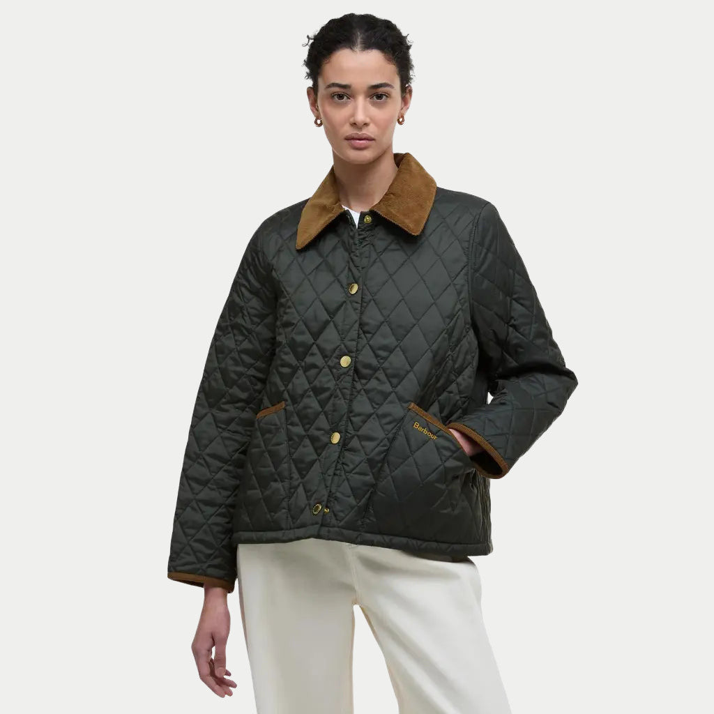 Veste Matelassée Icons Cropped Liddesdale - Barbour - détail 2