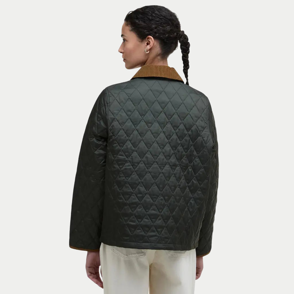 Veste Matelassée Icons Cropped Liddesdale - Barbour - détail 3