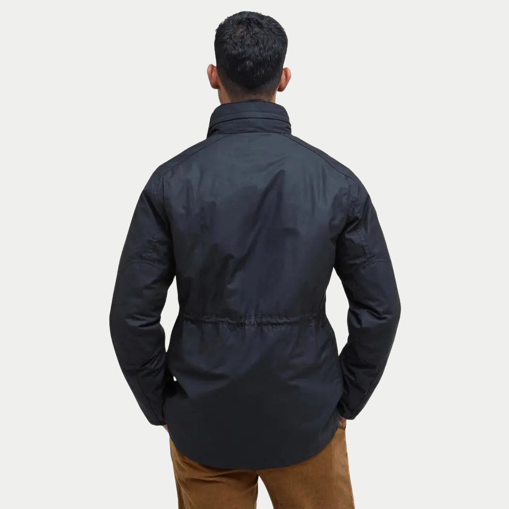 Veste Wax Sapper Noir - Barbour - détail 3