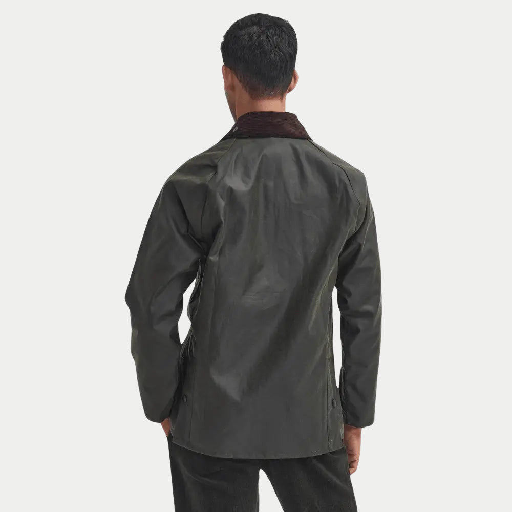 Veste Bedale - Archive Olive - Barbour - détail 4