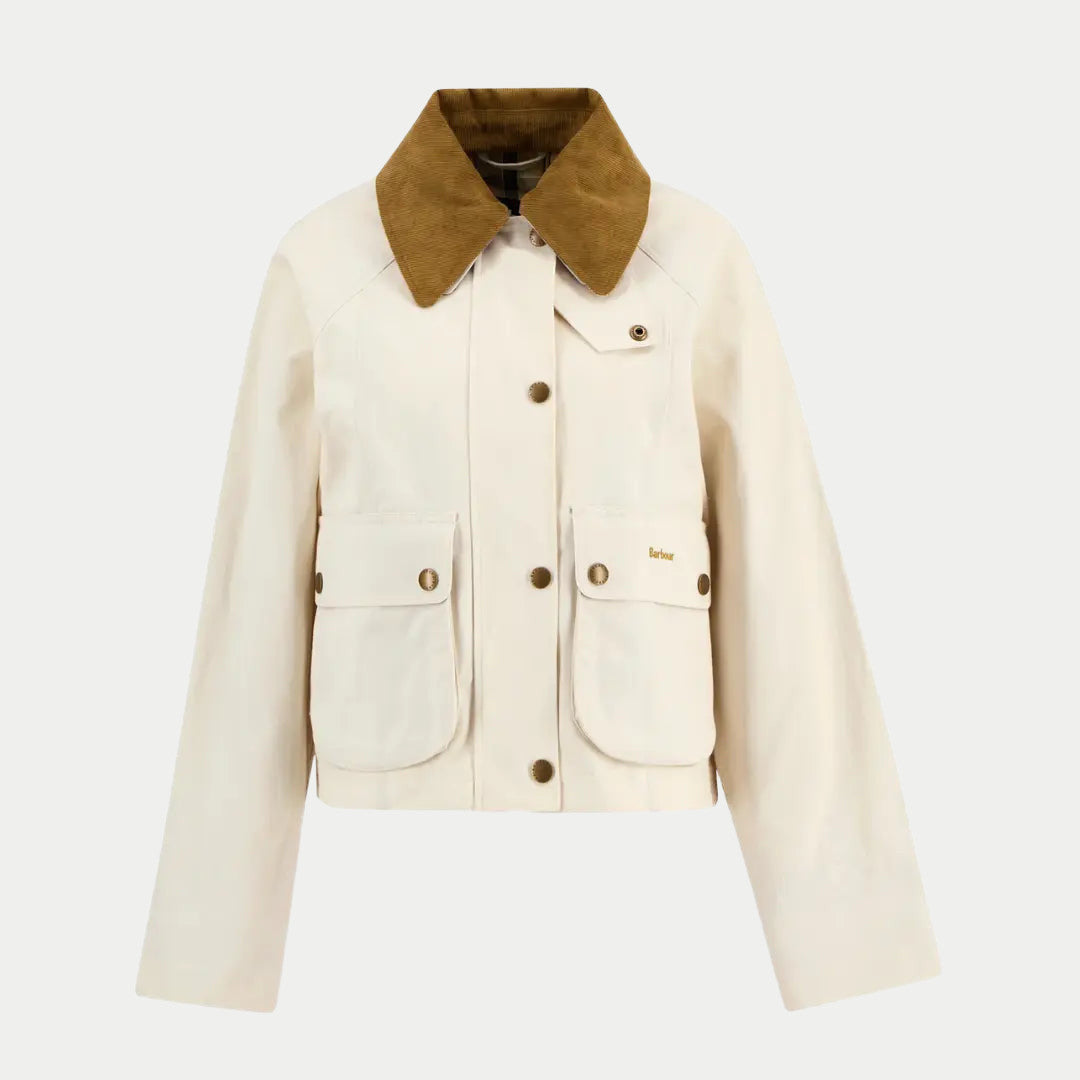 Veste Casual Beadnell Casual Cropped - Light Pearl Beige - Barbour