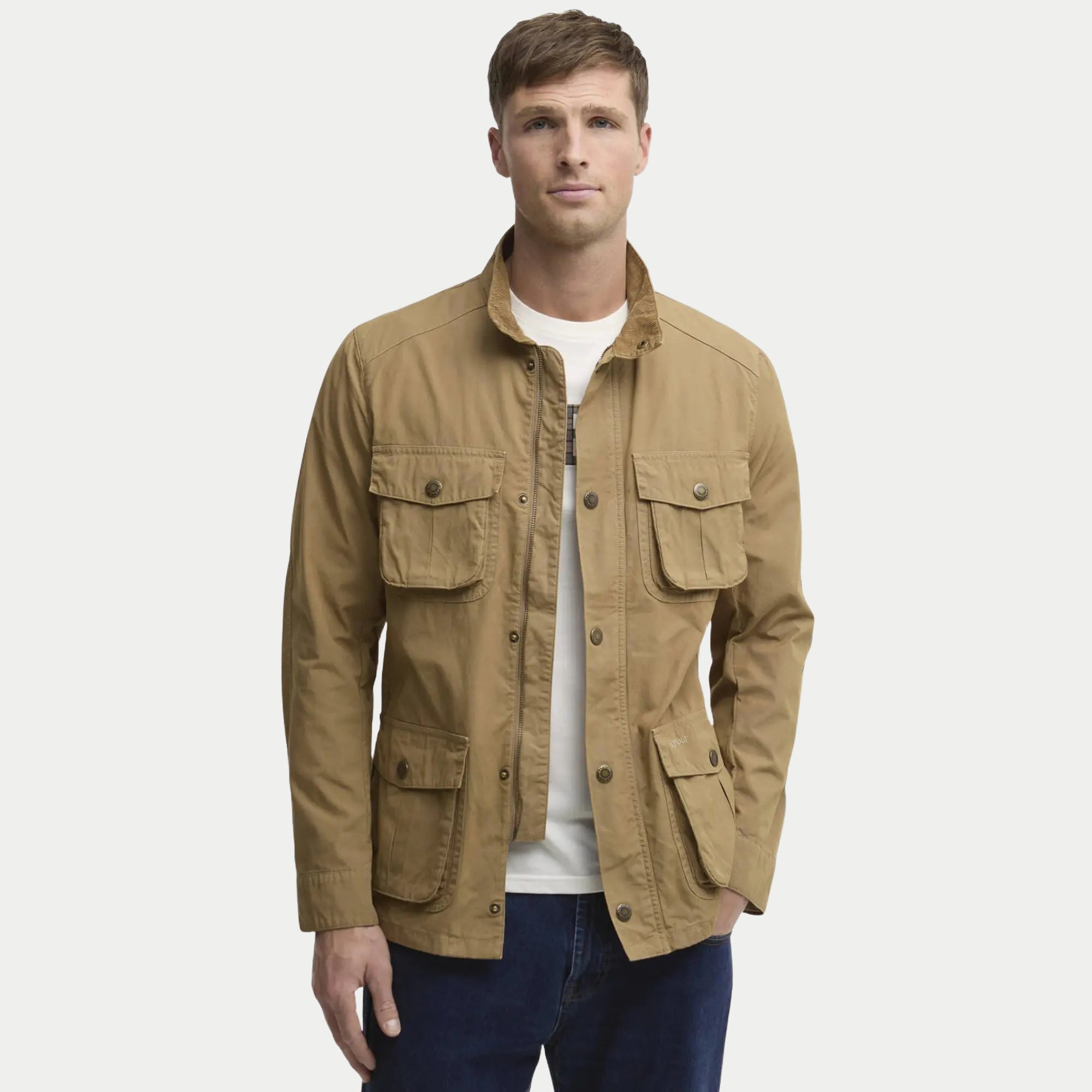 Veste Corbridge Casual - Stone - Barbour - détail 2
