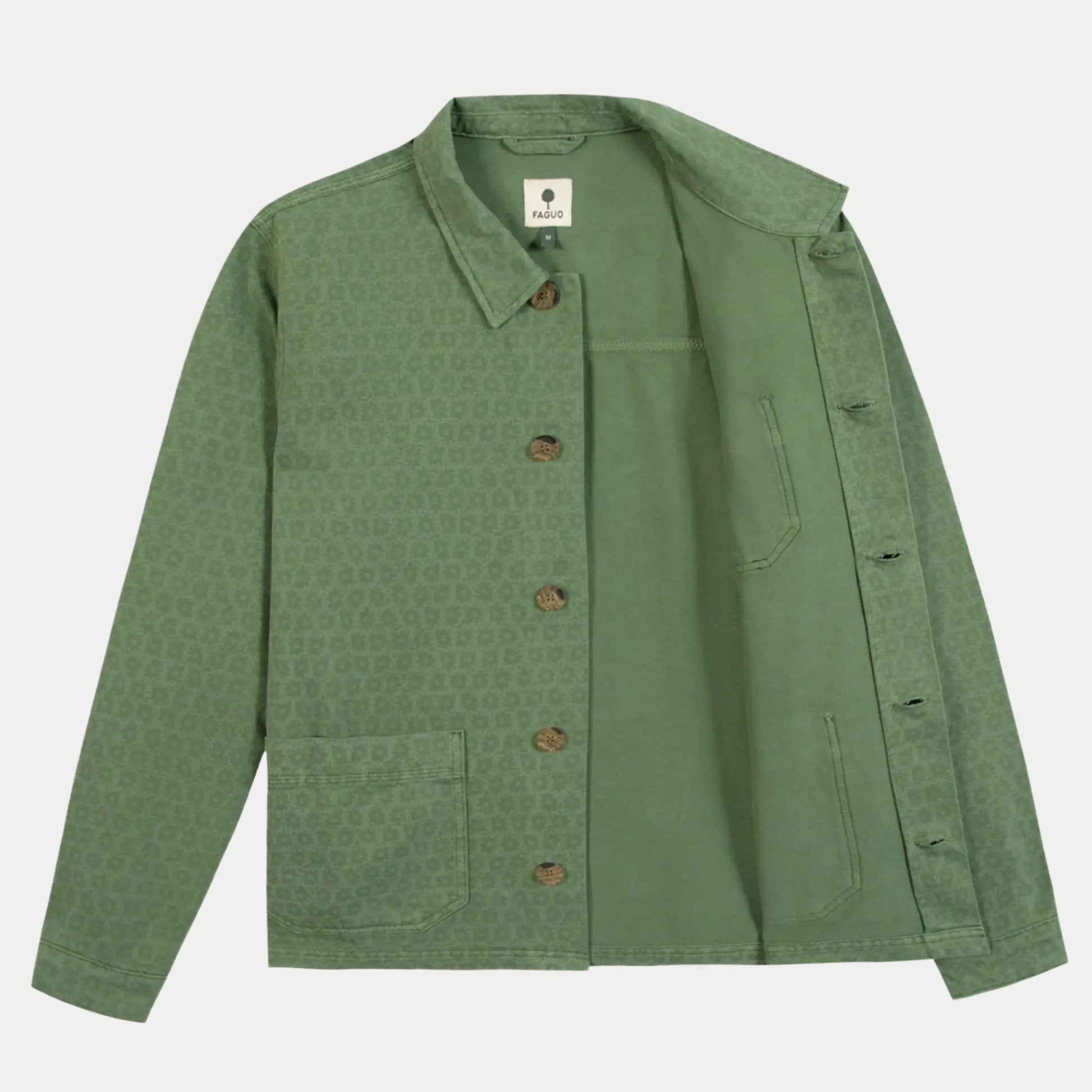 Veste Lorge - Vert Sapin - Faguo - détail 5