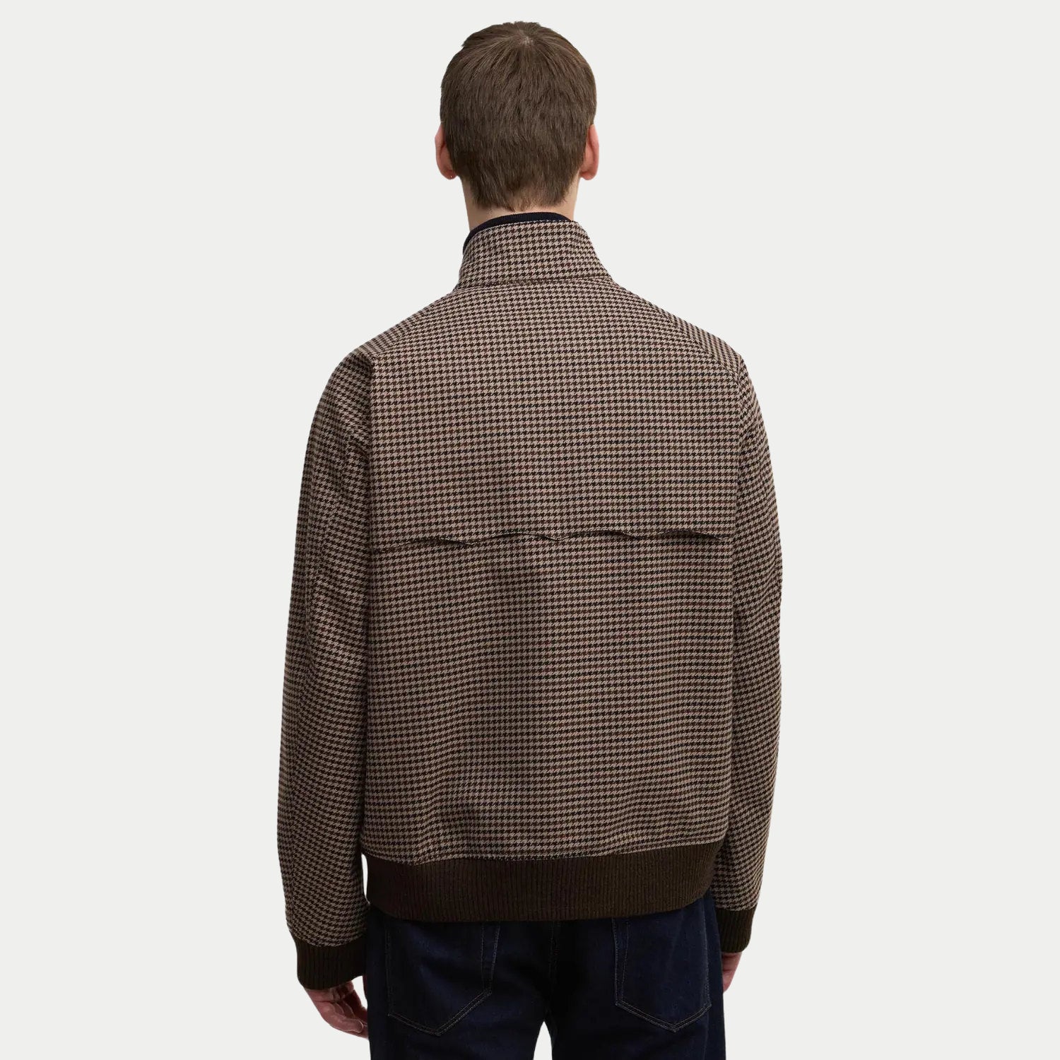 Veste Porton - Pied de Poule - Barbour X Baracuta - détail 3