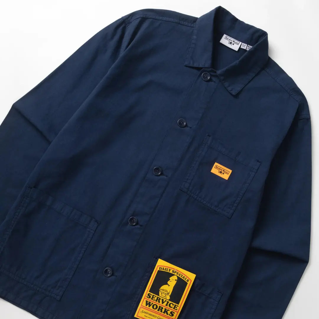 Twill Chore Shirt - Dark Navy - Service Works - détail 3