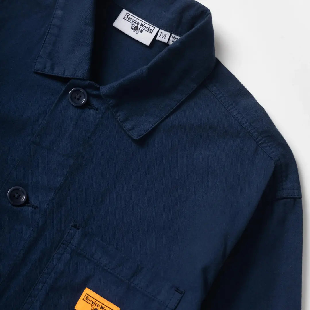 Twill Chore Shirt - Dark Navy - Service Works - détail 4