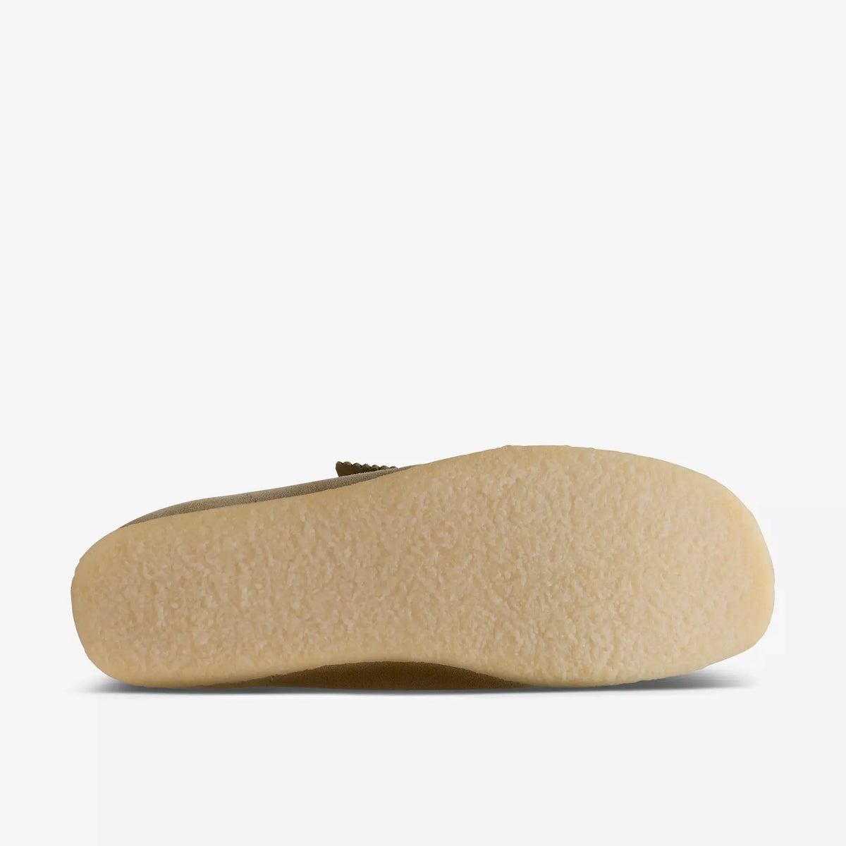Semelle crêpe naturelle de la Wallabee Maple, vue de dessous